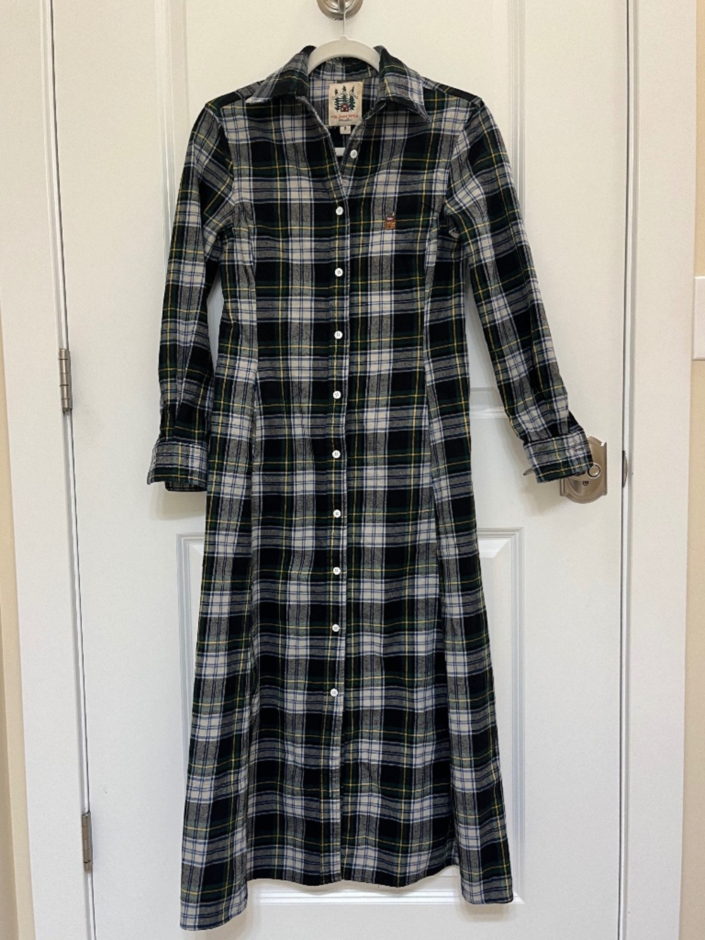 Kiel James Patrick Cozy Cabin Flannel Dress Size 0